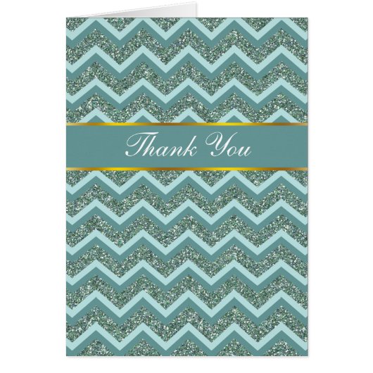 Teal Glitter Cards (Front)