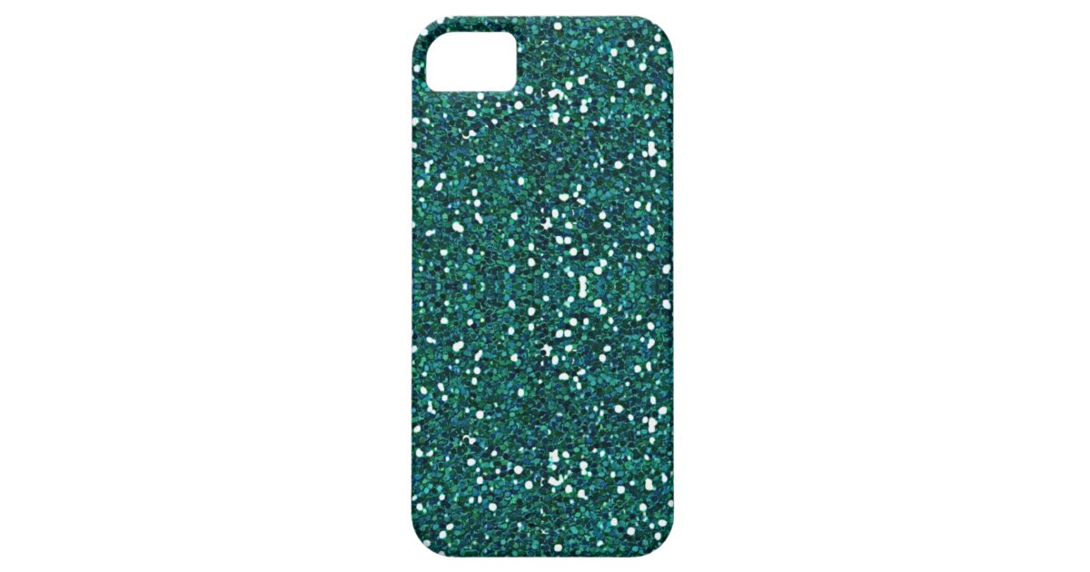 teal glitter iphone 5 case | Zazzle