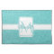 Teal Glitter Personalized Cloth Placemat