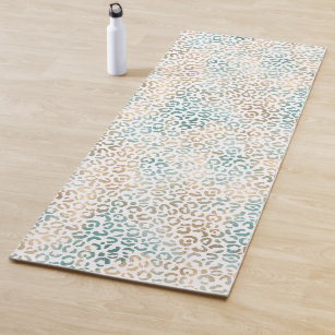 leopard yoga mat