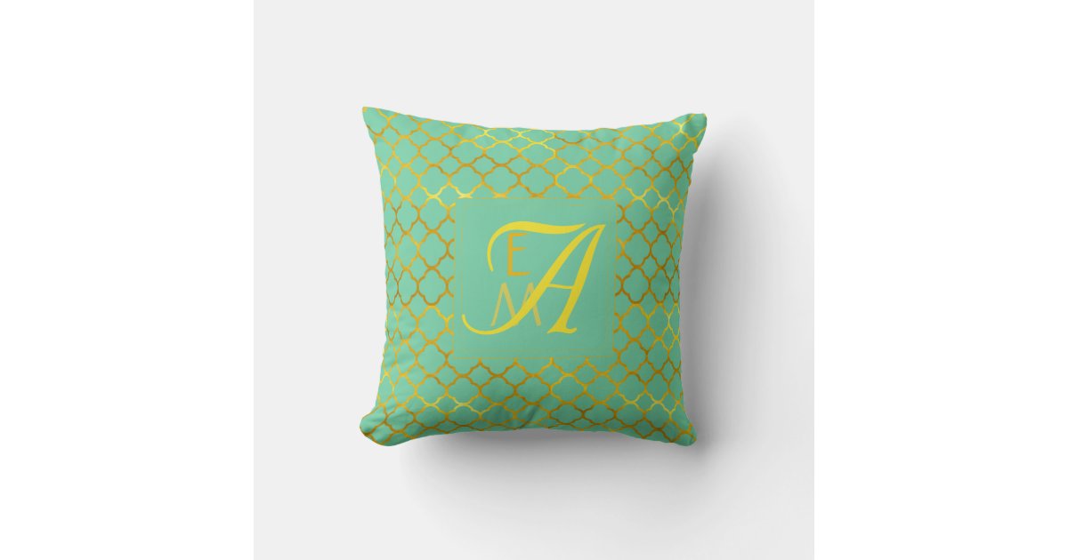 Summerhouse Monogram Decorative Pillow