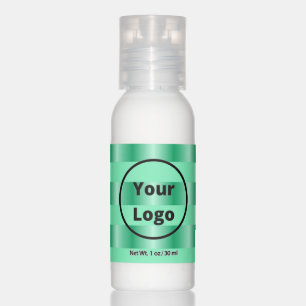 Teal gradient business pattern hand lotion