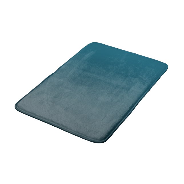 Teal gradient Color  Bath Mat (Creator Uploaded)
