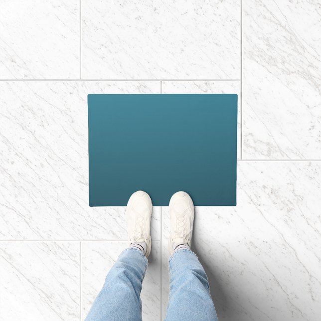 Teal gradient Color  Doormat (Creator Uploaded)
