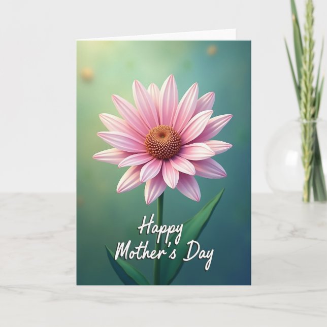 Teal Gradient Mothers Day Card (Front)