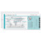 Teal Graduation World Traveler Boarding Pass