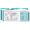 Teal Graduation World Traveler Boarding Pass