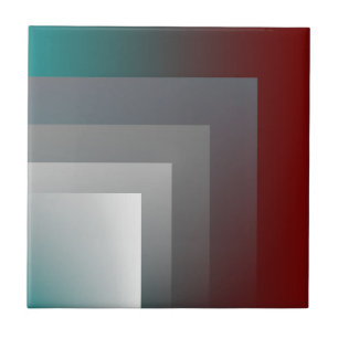 teal gray burgundy ceramic tile