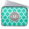 Teal Gray Moroccan Lattice