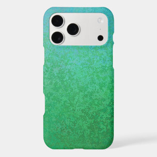 Teal Green Abstract Patina Texture iPhone 17 Pro Max Case