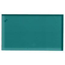 Teal Green Block Colored - Table Card Holder