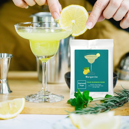 Teal Green Business Brand on Margarita Drink Mix