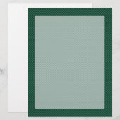 Teal Green Carbon Fiber Print (Front/Back)