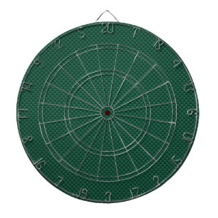 Teal Green Carbon Fiber Style Print Dartboard