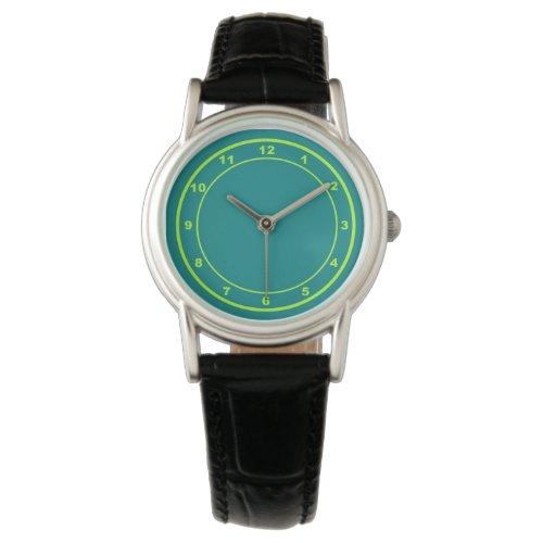 Teal Green Dial Watch