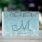 Teal Green Elegant Wedding Reception Monogram