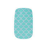 Teal Green Glitter Mermaid Scale Nail Art Decals at Zazzle