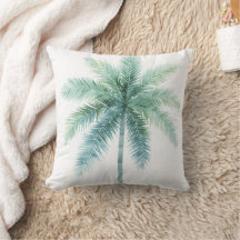 Teal Green Palm Tree