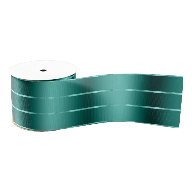 Teal Green Ribbon Bow Bridal Shower (Spool)