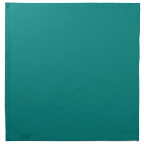 Teal Green Solid Color Cloth Napkin