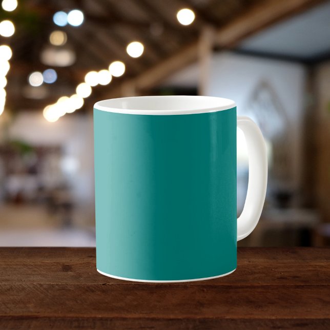 Teal Green Solid Color Coffee Mug (Creator Uploaded)