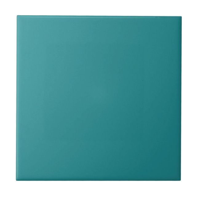 Teal Green Solid Color Tile (Front)