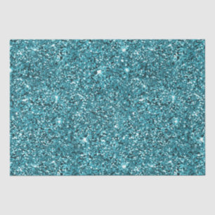 Teal Green Sparkle Glitter Tissue Paper