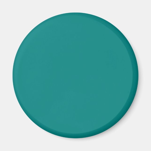 Teal Green Upscale Color Coordinating Magnet (Front)