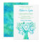 Teal Green Watercolor Tree of Life Bat Mitzvah