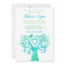 Teal Green Watercolor Tree of Life Bat Mitzvah