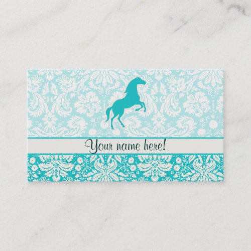 Teal Horse Business Cards