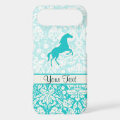 Teal Horse Case-Mate iPhone Case (Back)