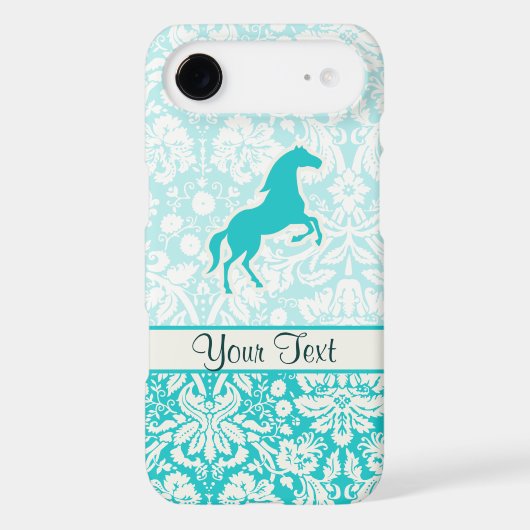 Teal Horse Case-Mate iPhone Case (Back)