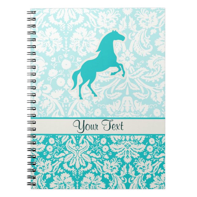 Teal Horse Notebook (Front)