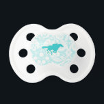 Teal Horse Racing Pacifier<br><div class="desc">You will love this cute teal damask horse racing equestrian race horses jockey design. Great for gifts! Available on tee shirts, smart phone cases, mousepads, keychains, posters, cards, electronic covers, computer laptop / notebook sleeves, caps, mugs, and more! Visit our site for a custom gift case for Samsung Galaxy S3,...</div>