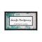 Teal Industrial Texture Professional Business Card