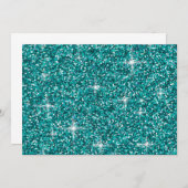 Teal iridescent glitter (Front/Back)