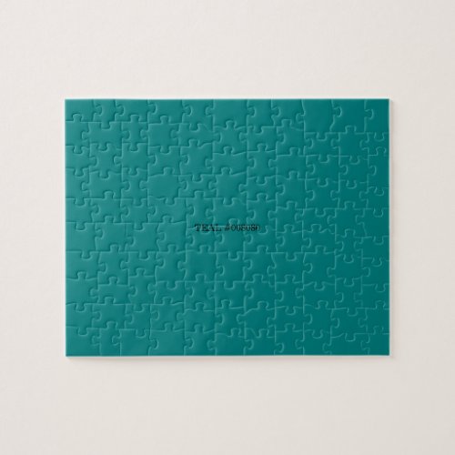 teal jigsaw puzzle