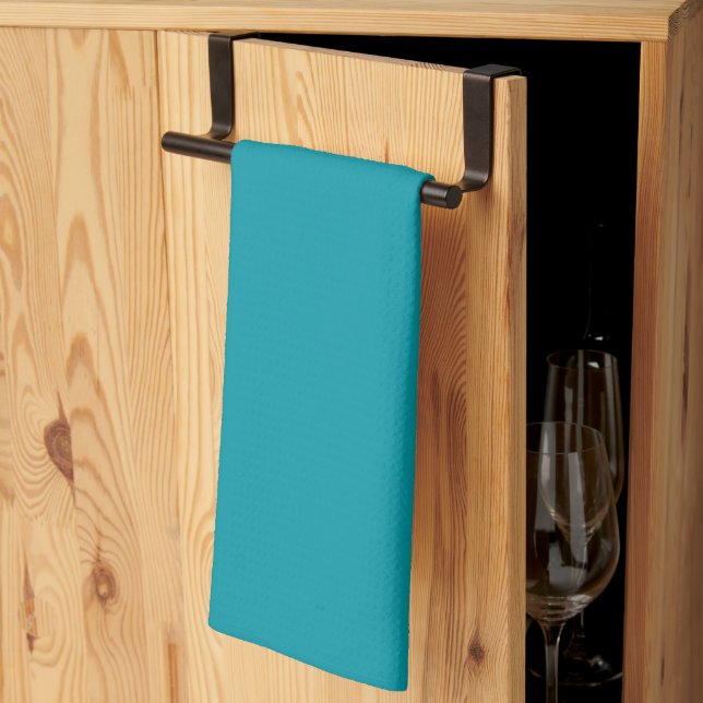 Teal Kitchen Towel (Thirds Fold)