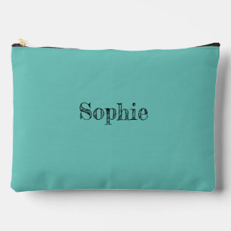 Teal Large  Accessory Pouch