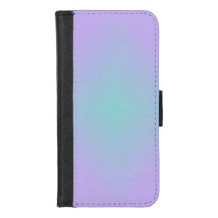 Teal Lavender Glow iPhone 8/7 Wallet Case