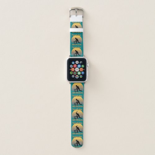 Teal Lawn Bowls Playtime Apple Watch Band