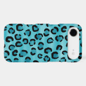 Teal Leopard Print Pattern. iPod Case-Mate Case (Back (Horizontal))