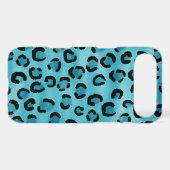 Teal Leopard Print Pattern. iPod Case-Mate Case (Back (Horizontal))