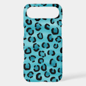 Teal Leopard Print Pattern. iPod Case-Mate Case (Back)