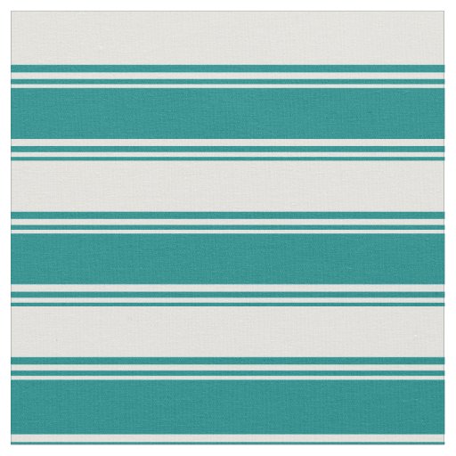 Teal & Light Cyan Lined/Striped Pattern Fabric