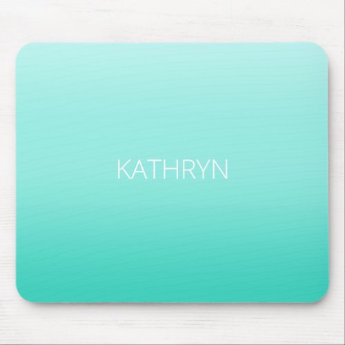 teal light fresh graduated levels mouse pad