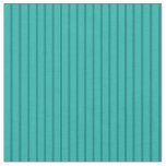 [ Thumbnail: Teal & Light Sea Green Stripes Pattern Fabric ]