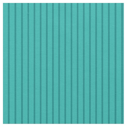 Teal & Light Sea Green Stripes Pattern Fabric