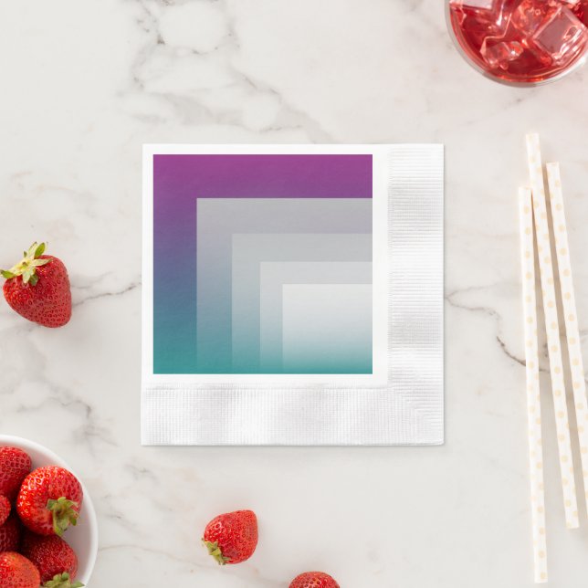 Teal magenta gray napkins (Insitu)